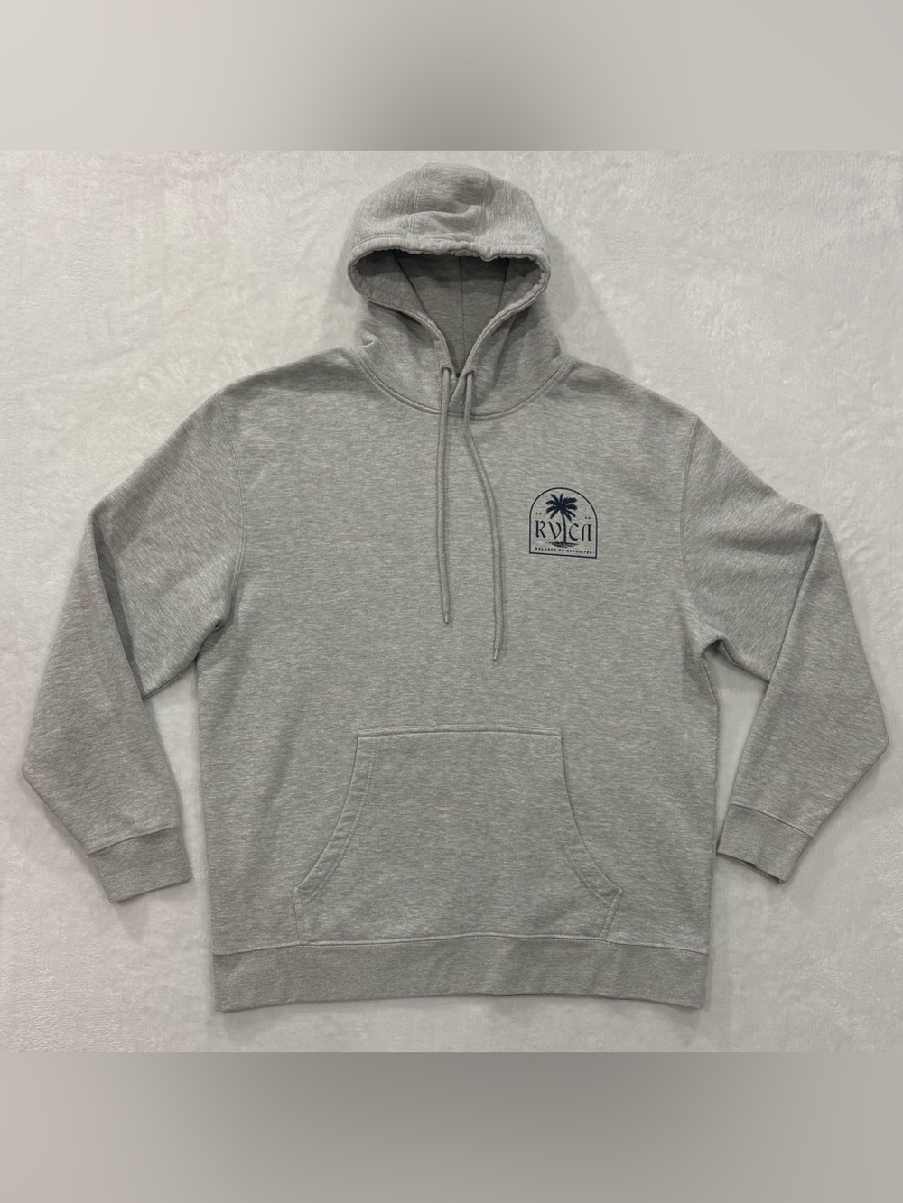 RVCA Balance of Opposites Gray Hoodie Sweatshirt Men's size XXL